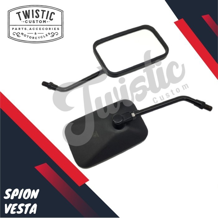 Spion Kotak Retro Klasik Vesta Motor CB GL Pro Megapro Viar Honda
