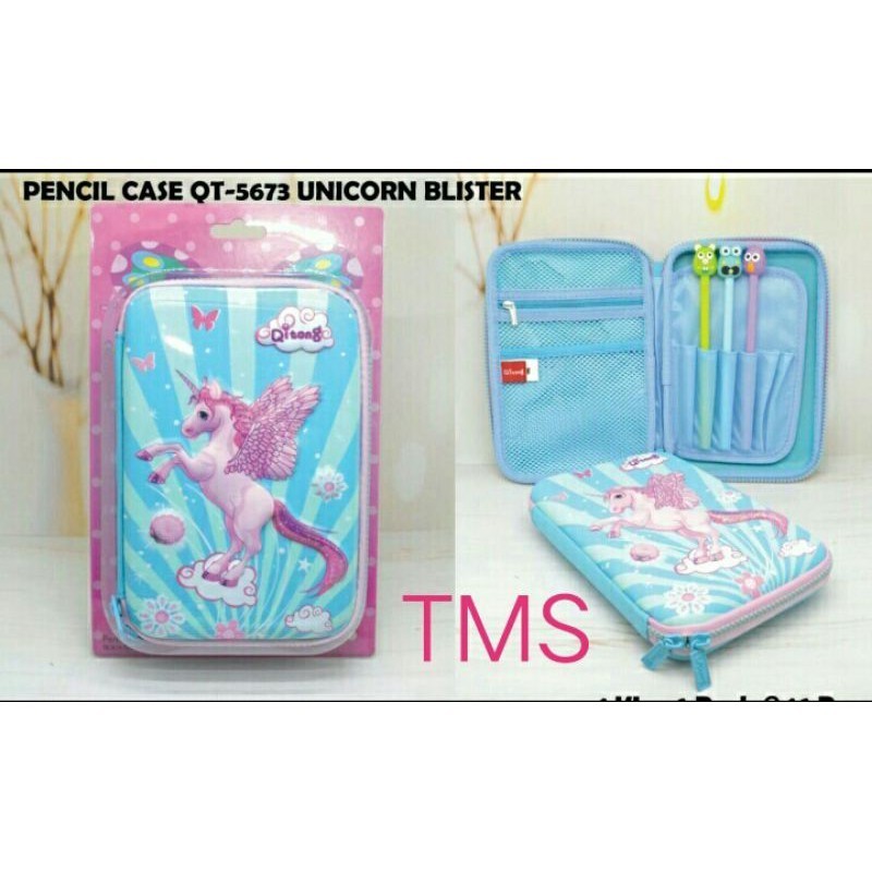 

Pencil Case Model SGLE gambar Unicorn / Kotak pensil jumbo