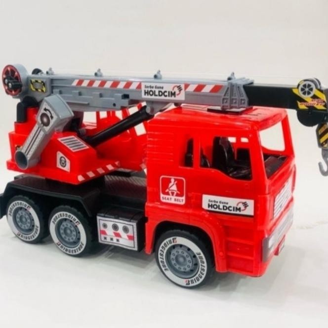 KGP 8091 MAINAN MOBIL KONSTRUKSI CRANE TRUCK / MOBIL TRUK DEREK JUMBO | TESANI