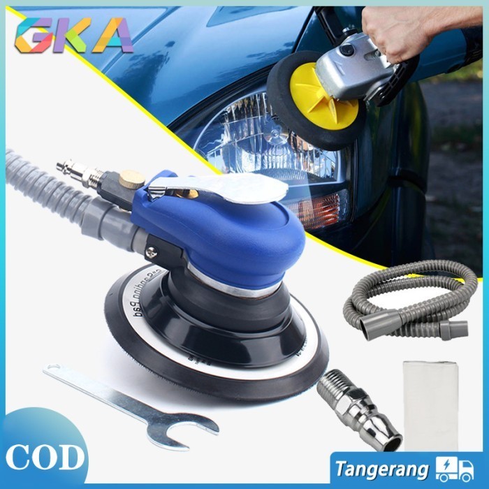 Terlaris Pneumatic Sander 5 Inch Orbital Sander Pneumatic Sander Self-Vacuum Promo Terbaru