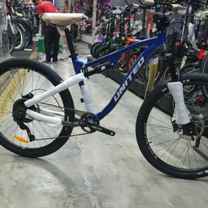 Terlaris Sepeda Mtb 27.5 Fullsus Inch United Brownhills T2 Promo Terbaru