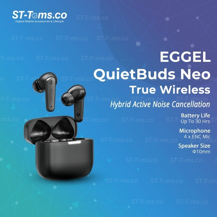 Eggel Quietbuds Neo True Wireless Tws Hybrid Anc + Enc With Eggel App