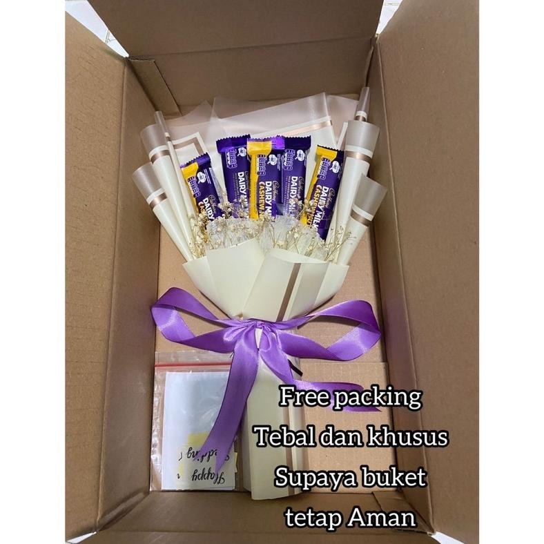 

PROMO MURAH Buket cokelat // buket dairymilk 30gr // buket bunga // buket silverqueen