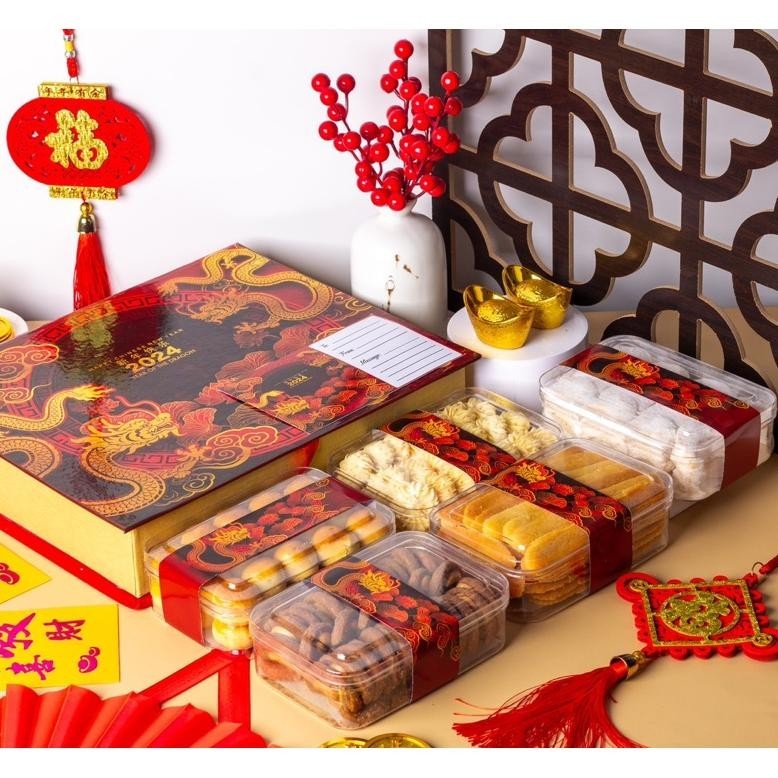 

PROMO MURAH Hampers Imlek kue Chinese new year,paket kue imlek.custom Parsel kue imlek