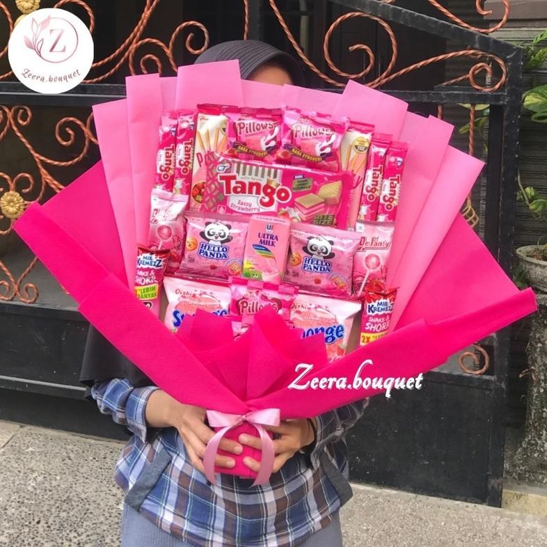 

PROMO MURAH (B15) Bucket snack/buket snack/bouquet [INCLUDE: Greeting card+packing]