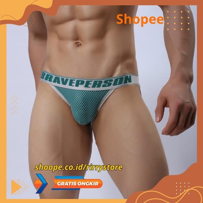 CELANA DALAM PRIA TANGA - SPORTS BRIEF UNDERWEAR BRAVE PERSON  / CELANA DALAM PRIA TANGA - SPORTS BR