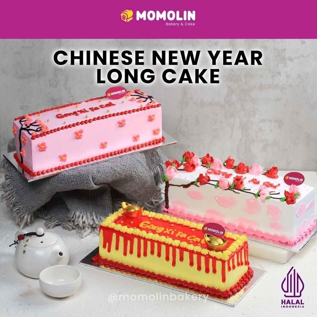 

CNY Momolin Bakery Long Cake CNY - Hampers Kue Imlek - Souvenir Imlek Murah Custom - Hadiah Imlek - Chinese New Year Hampers - Hampers Parcel Halal