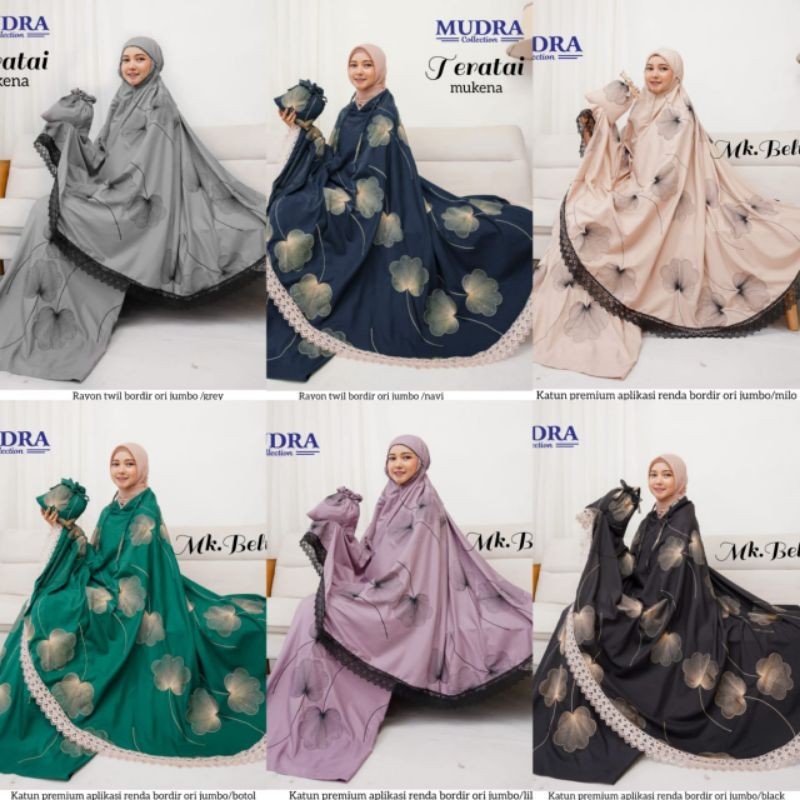 BELVA//TERATAI  MUKENA original MUDRA HIJAB