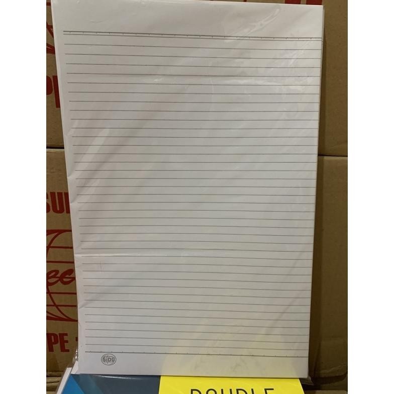 

Paket Instan kertas double folio bergaris isi 50 lembar REPACK