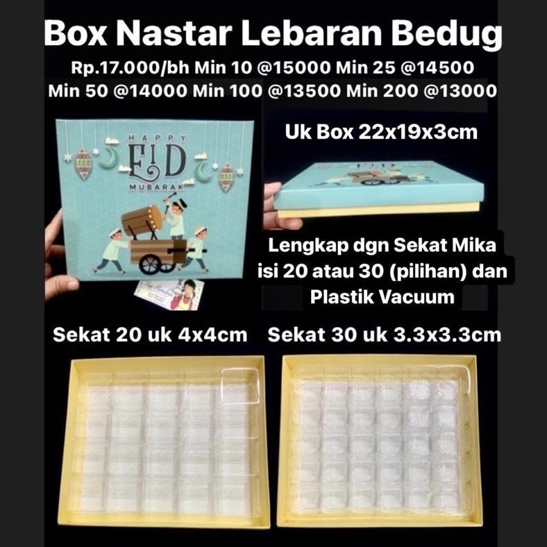 

Spesial Discount Box Nastar Lebaran Plus Sekat Mika dan Plastik Vacuum