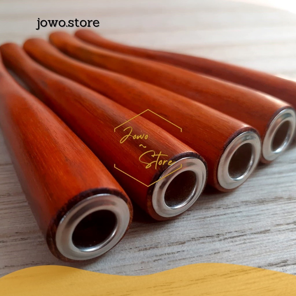 TERLARIS  Diskon pipa rokok kayu secang once roko merah TERBARU