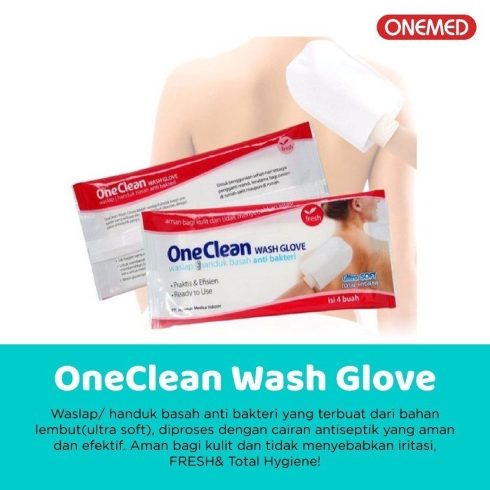 One Clean Wash Glove/Waslap Handuk Basah Onemed
