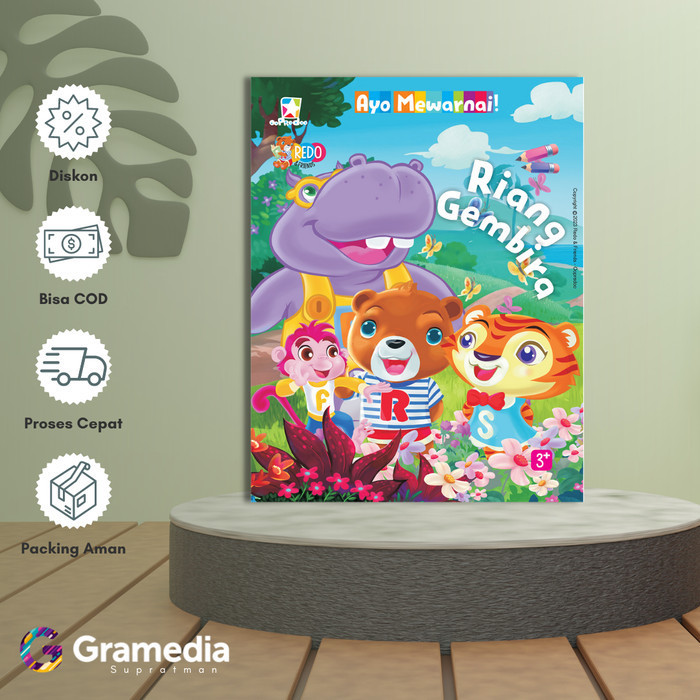 

Gramedia Lampung - OPREDO AYO MEWARNAI BERSAMA REDO & FRIENDS:RIANG GEMBIRA