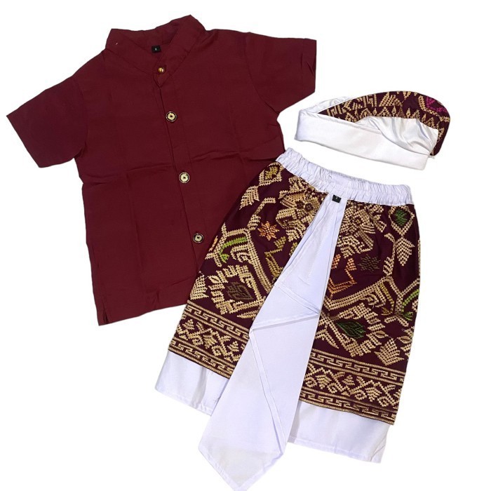 Setelan Pakaian Adat Anak Bali , Baju Adat Anak Laki Laki