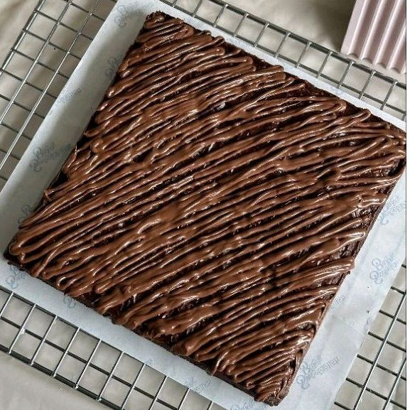 

Fudgy Brownies/Fudge Brownies/Brownies leleh/Brownies meler 20x20