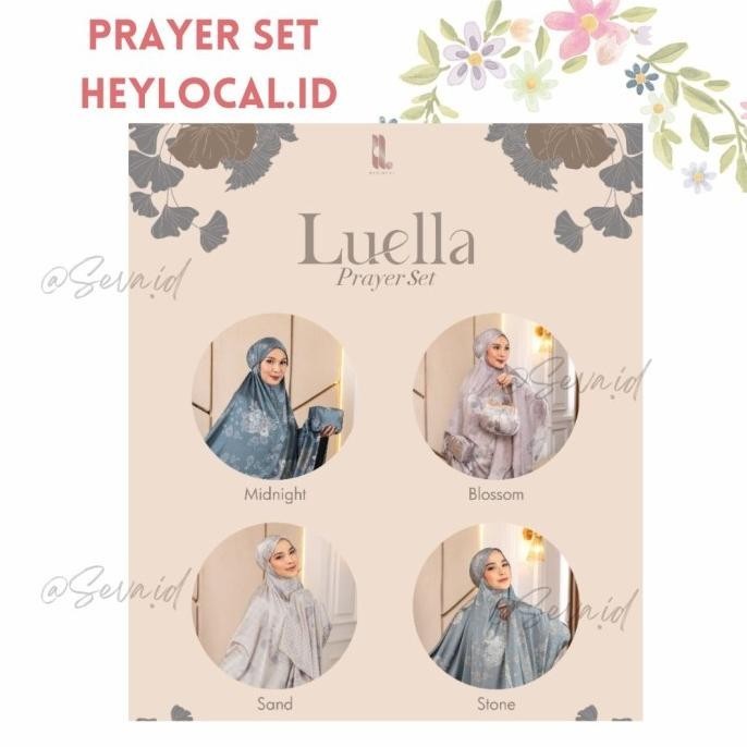 {POY} Heylocal LAFIYA LUELLA PRAYER SET LOCAL ID MUKENA LOCAL.ID HEYLOCAL.ID