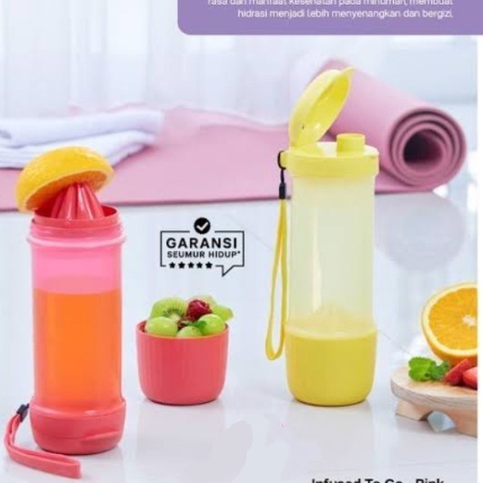 Buruan Infused Water Bottle Tupperware 1Pcs Murah