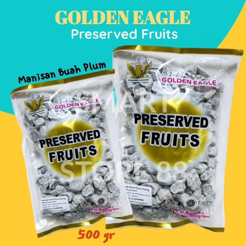 

GOLDEN EAGLE WHITE PRUNE FRESH 500GR MANISAN BUAH PLUM KERING PUTIH