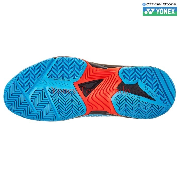Yonex Power Cushion Sonicage 3 Wide Tennis Shoes - Blue Black
