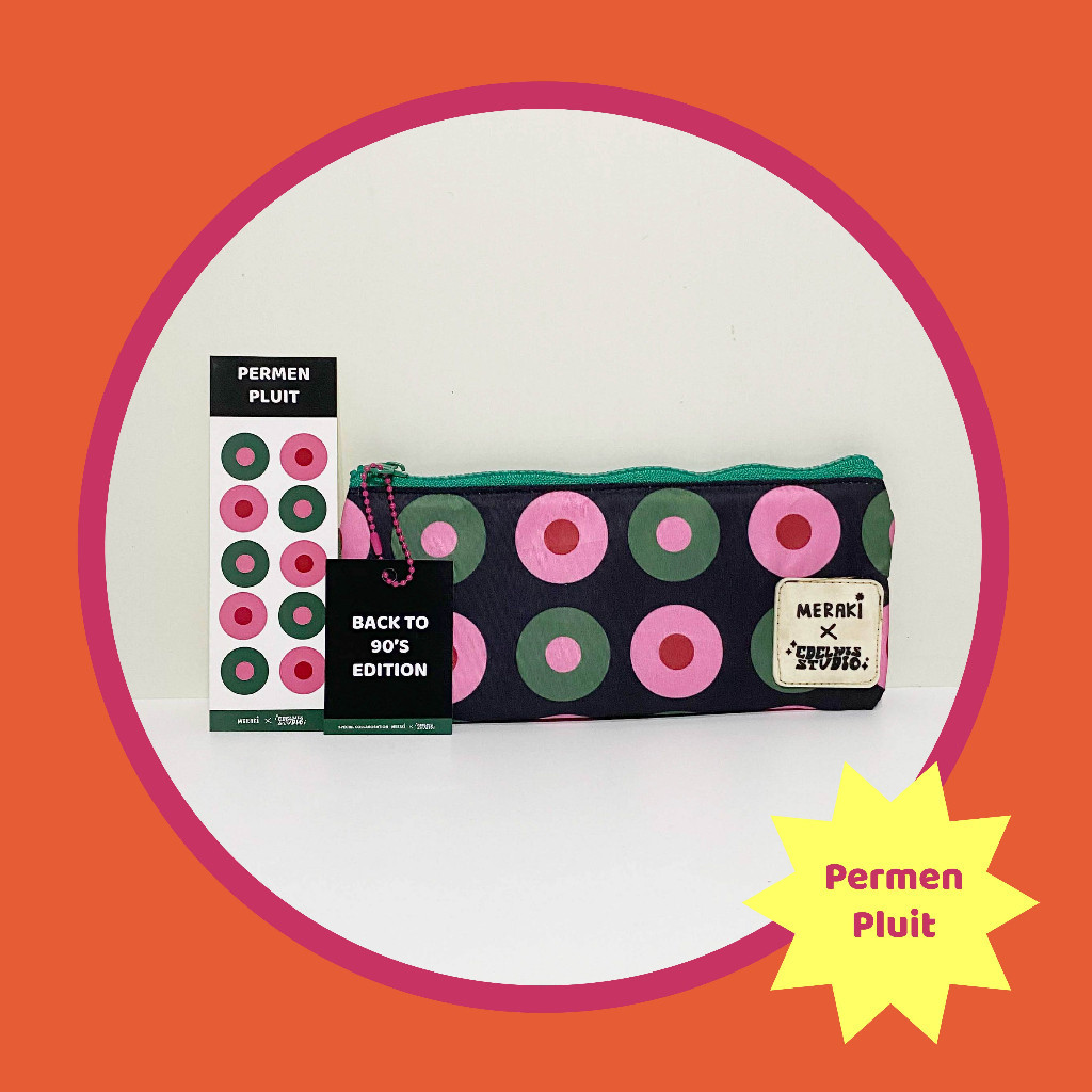 

PENCIL CASE BA TO 90'S / TEMPAT PENSIL COLLABORATION MERAKI X EDELWIS STUDIO