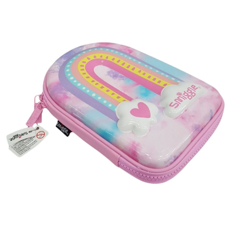 

Tempat Pensil Sggle Rainbow / Tempat Alat Tulis Anak Perempuan Awan Pink Pelangi CHOCHO88