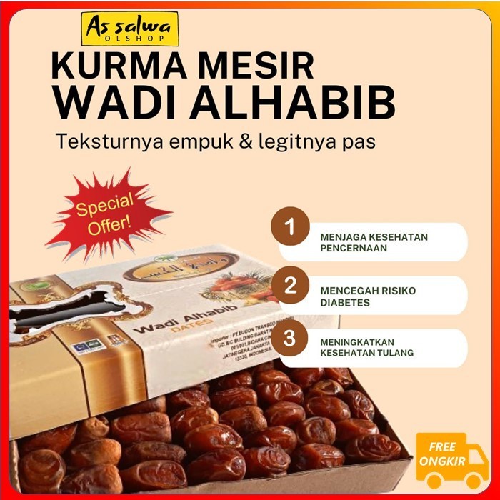 

KURMA KORMA MESIR WADI ALHABIB 1 KG DATES WADI ALHABIB DATES EGYPT