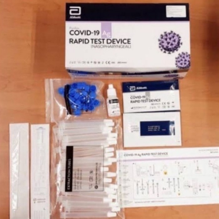 New Abbott Antigen Bioquick Nasal Swab // Swab Antigen Abbott 1Pcs Ori
