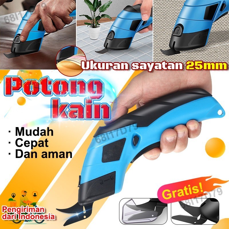 

Aman Dan Nyamangunting!Portabel Gunting Elektrik Aman Dan Cepat/Pemotong Kain/Tahan Lama, Fleksibel