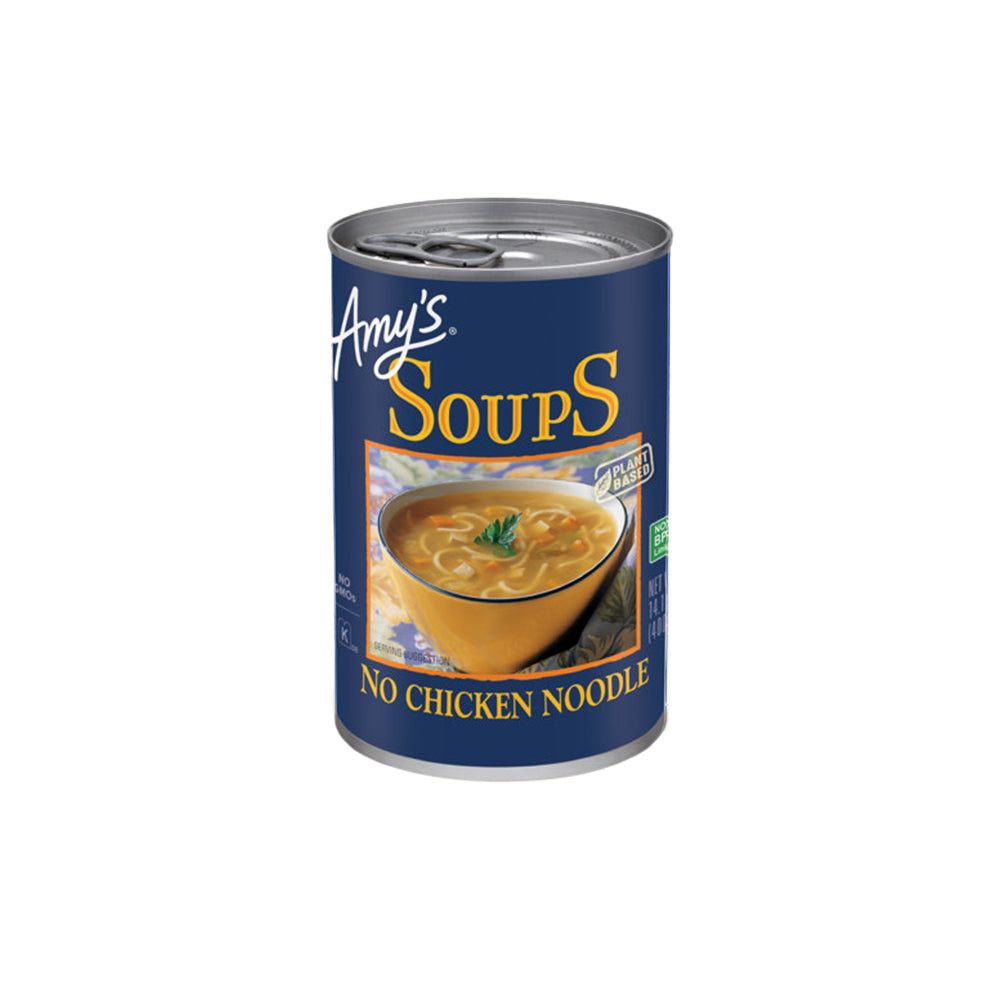 

Amy's No Chicken Noodle Soup 400 g – Sup Vegan Organik