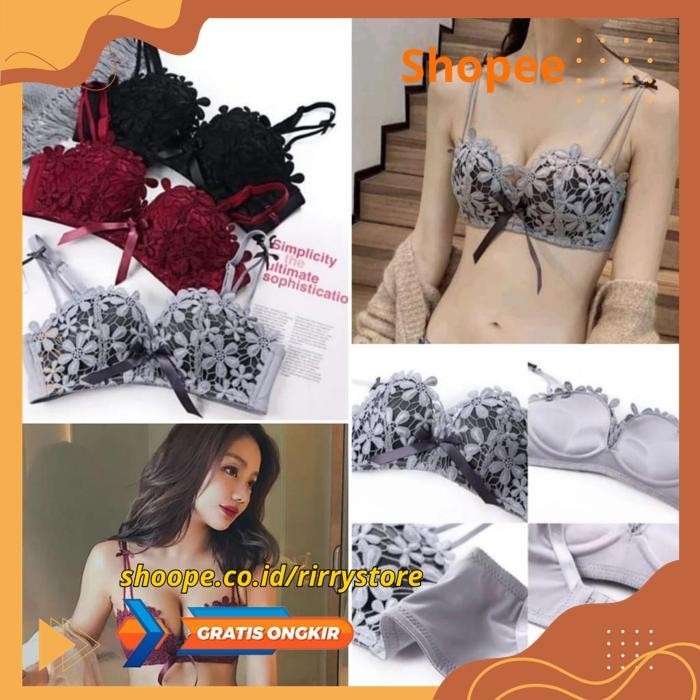 BRA BROKAT DENGAN BUSA DAN TANPA KAWAT BH LMYH AV3 - BRA BROKAT DENGAN BUSA DAN TANPA KAWAT PODUK BA