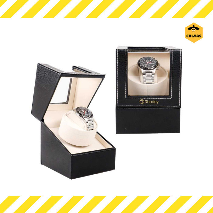 KOTAK DISPLAY JAM TANGAN PUTAR AUTOMATIC WINDING WATCH BOX