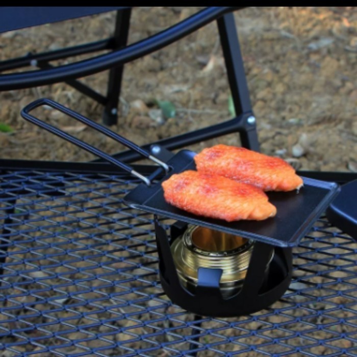 Terlaris Mini Grill Pan Iron Bushcraft Promo Terbaru