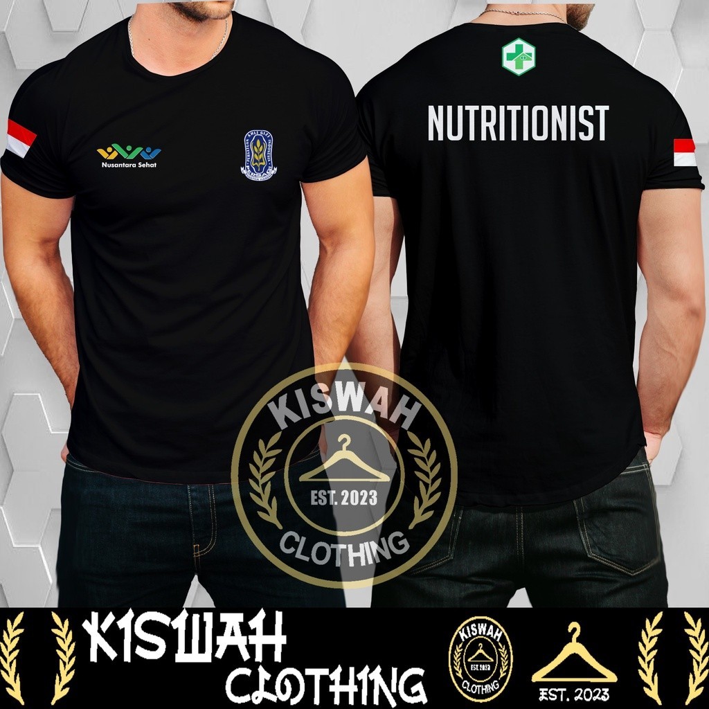 Kaos Tshirt PERSAGI Nusantara Sehat Nutrisionis Baju Distro