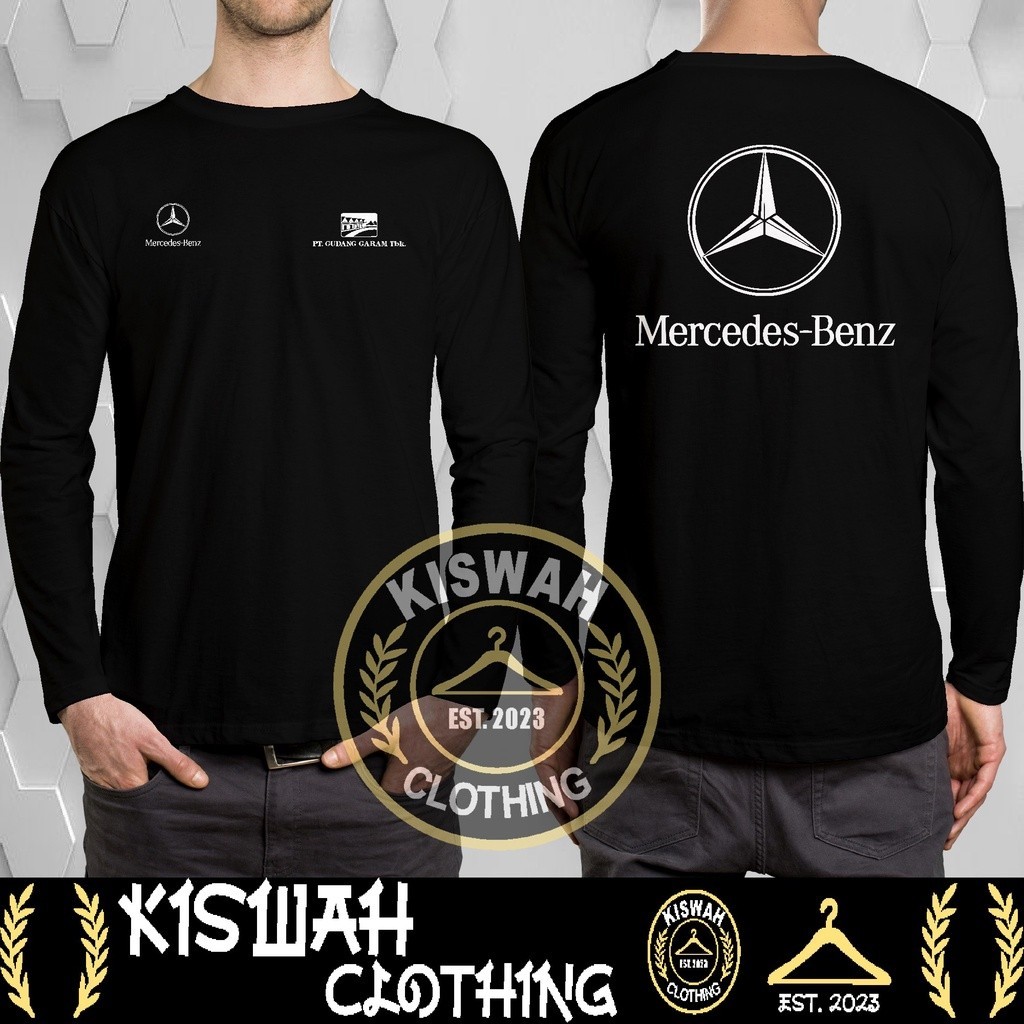Kaos Tshirt Mer cedes Benz PT Gudang Garam Lengan Panjang Kaos  Distro