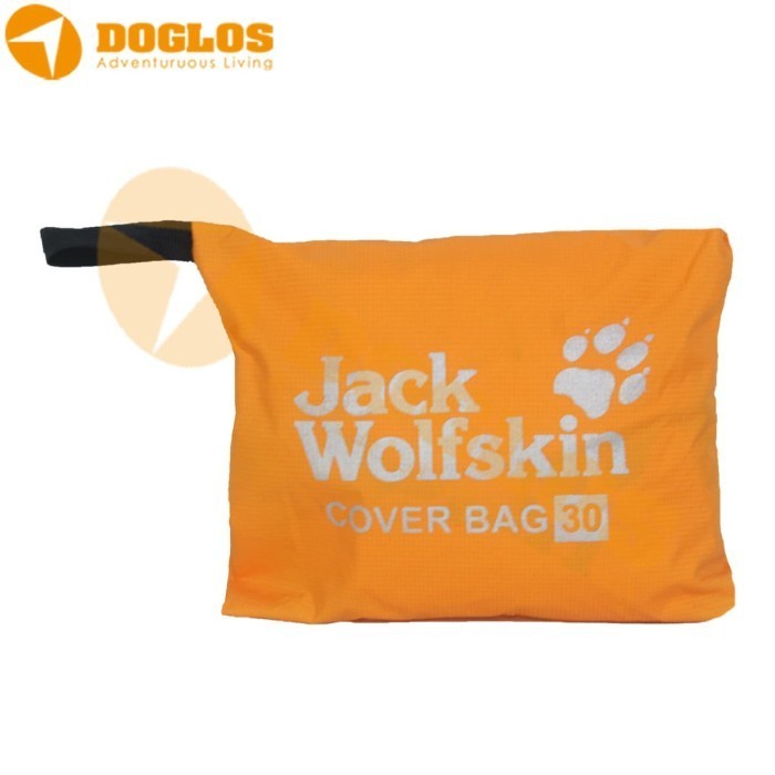 Rain Cover Bag 30 Liter Jws Jack Wolfskin Tas Ransel Daypack Orange