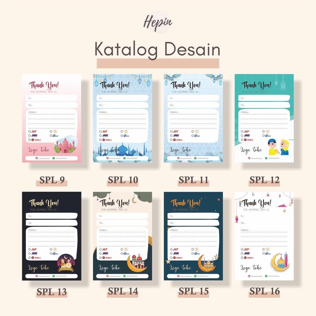 

stiker pengiriman tema LEBARAN \shipping card