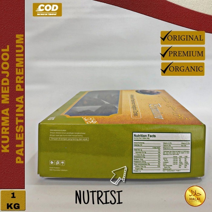 

Kurma - Kurma Medjool Palestina Palestin Moon City Jericho Paling Murah 1 Kg