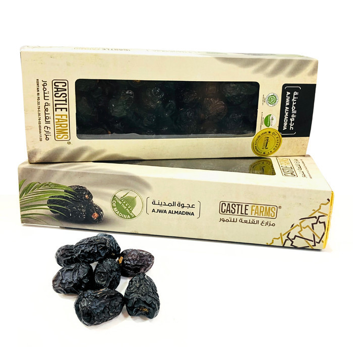 

Kurma - Kurma Ajwa Aliyah Castle Farm 500Gr - Kurma Ajwa Organic Premium
