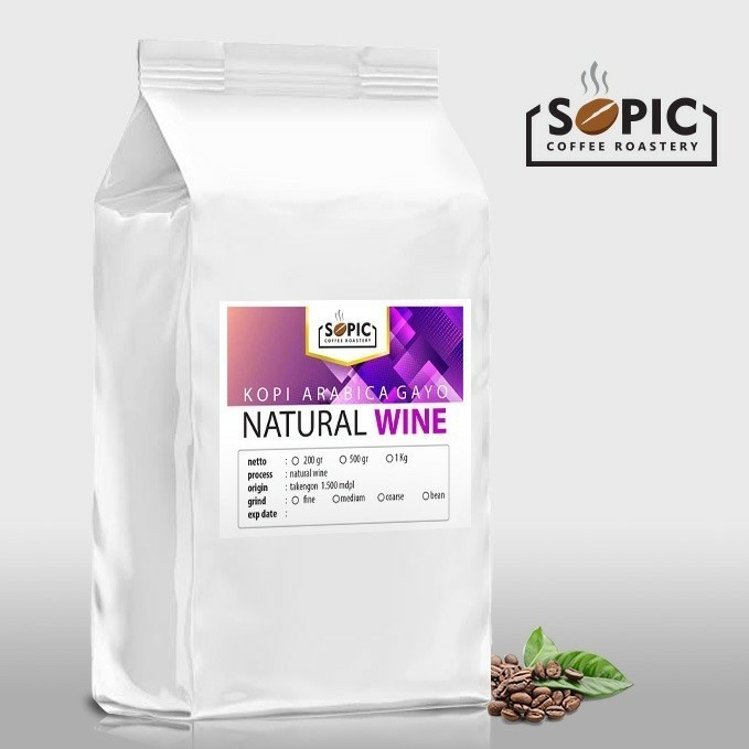 

Kopi Arabica Gayo Natural Wine 1000 gr (bubuk/biji)