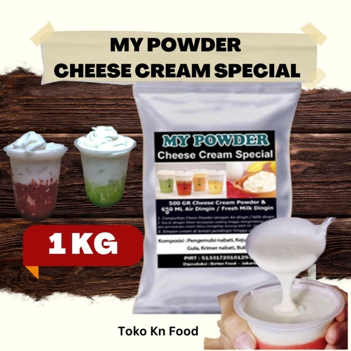 

10 Kg Topping Cheese Tea SPECIAL - Bubuk Cream Cheese Tea Foam 10 Kg