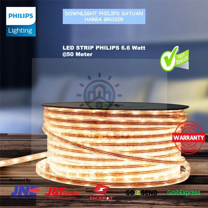 Terlaris Philips Dli Led Strip Hv Led Strip 31087 6.6W 6,6W 6.6Watt 6,6Watt 50M Promo Terbaru