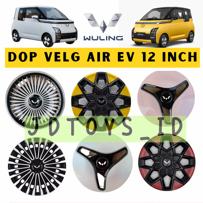 Terlaris Dop Velg Air Ev 12 Inch / Cover Velg Wuling Air Ev Promo Terbaru