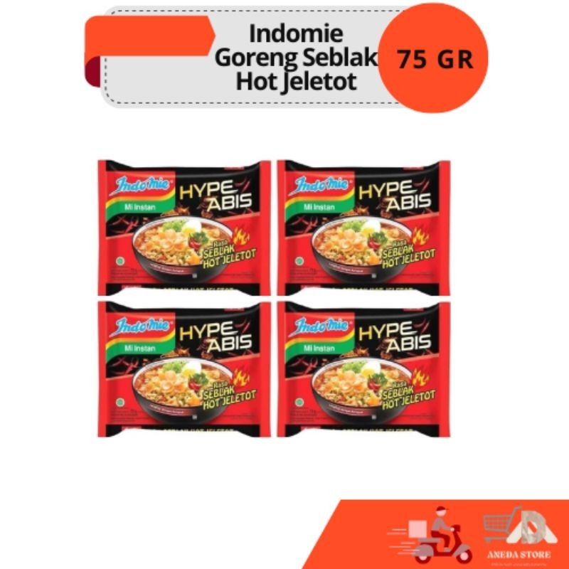 

Indomie Goreng Seblak Hot Jeletot | 75 Gram | Eceran