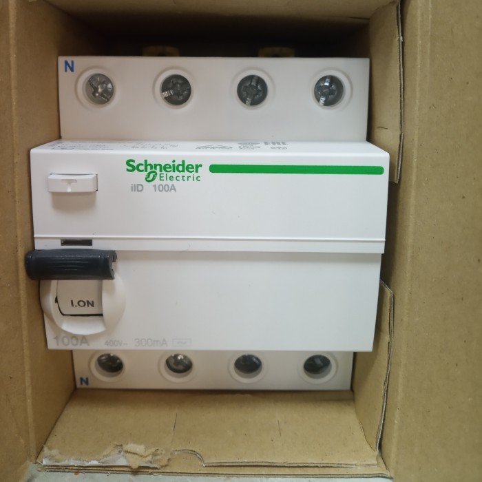 ELCB RCCB 4P 100A 300MA SCHNEIDER ELCB 3P + N