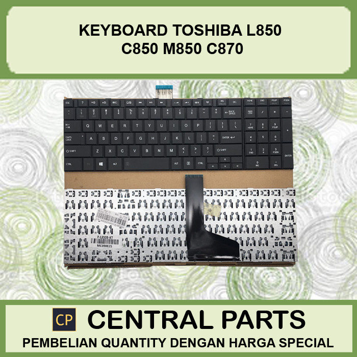Keyboard Toshiba Satellite L850 C850 M850 C870