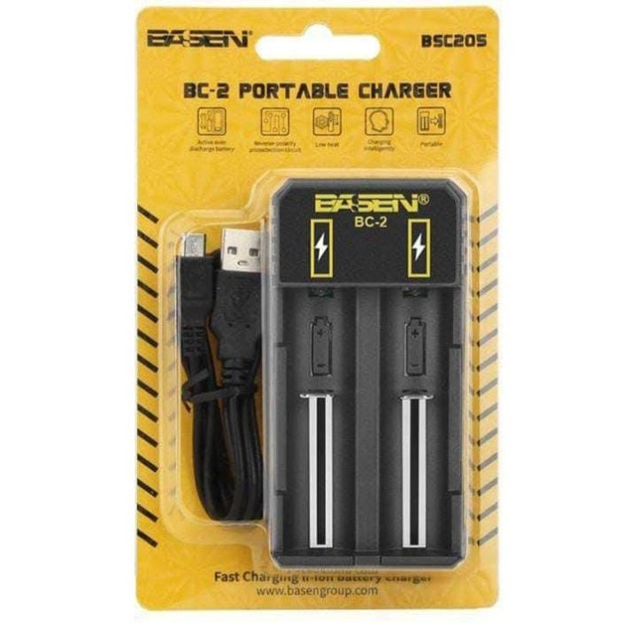 Terlaris Charger Battery BASEN BC-2 BC2 BC 2 Baterai Batre 18650 AUTHENTIC
