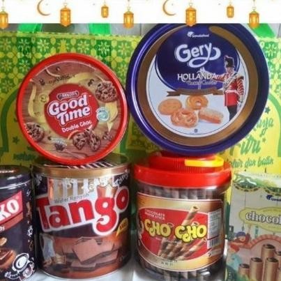 

New Kue Lebaran/Paket Kue Kaleng Stok Terbatas