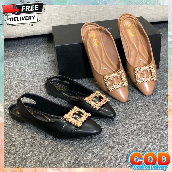 Flat Shoess Wanita Dewasa Flatahoes Formal Flateshoes Sepatu Kerja Flats Shoes Kuliah Flatsos Platso