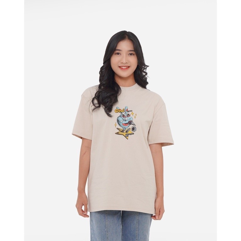 Erigo T-Shirt Oversize | JKT48 Oniel Almond Milk