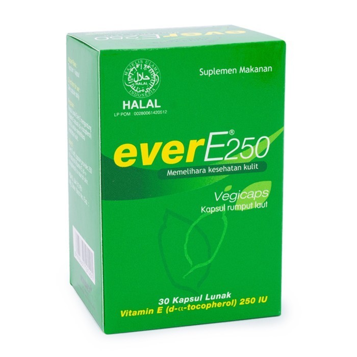 HOT SALE EVER E 250 IU DUS 30 KAPSUL / VITAMIN E / KIMIA FARMA TERBARU